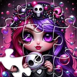 Icône de Dark Jigsaw-JigsawPuzzles
